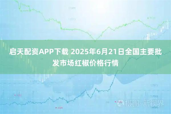 启天配资APP下载 2025年6月21日全国主要批发市场红椒价格行情