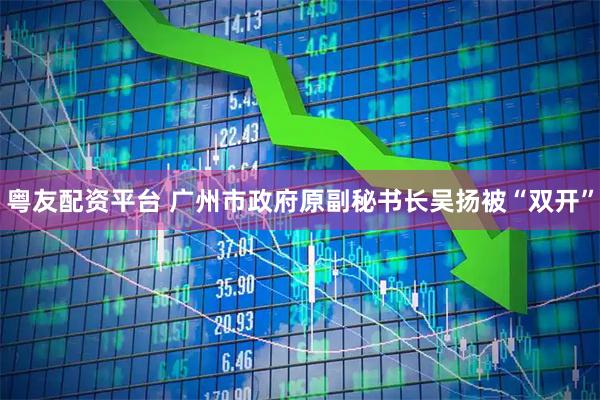 粤友配资平台 广州市政府原副秘书长吴扬被“双开”